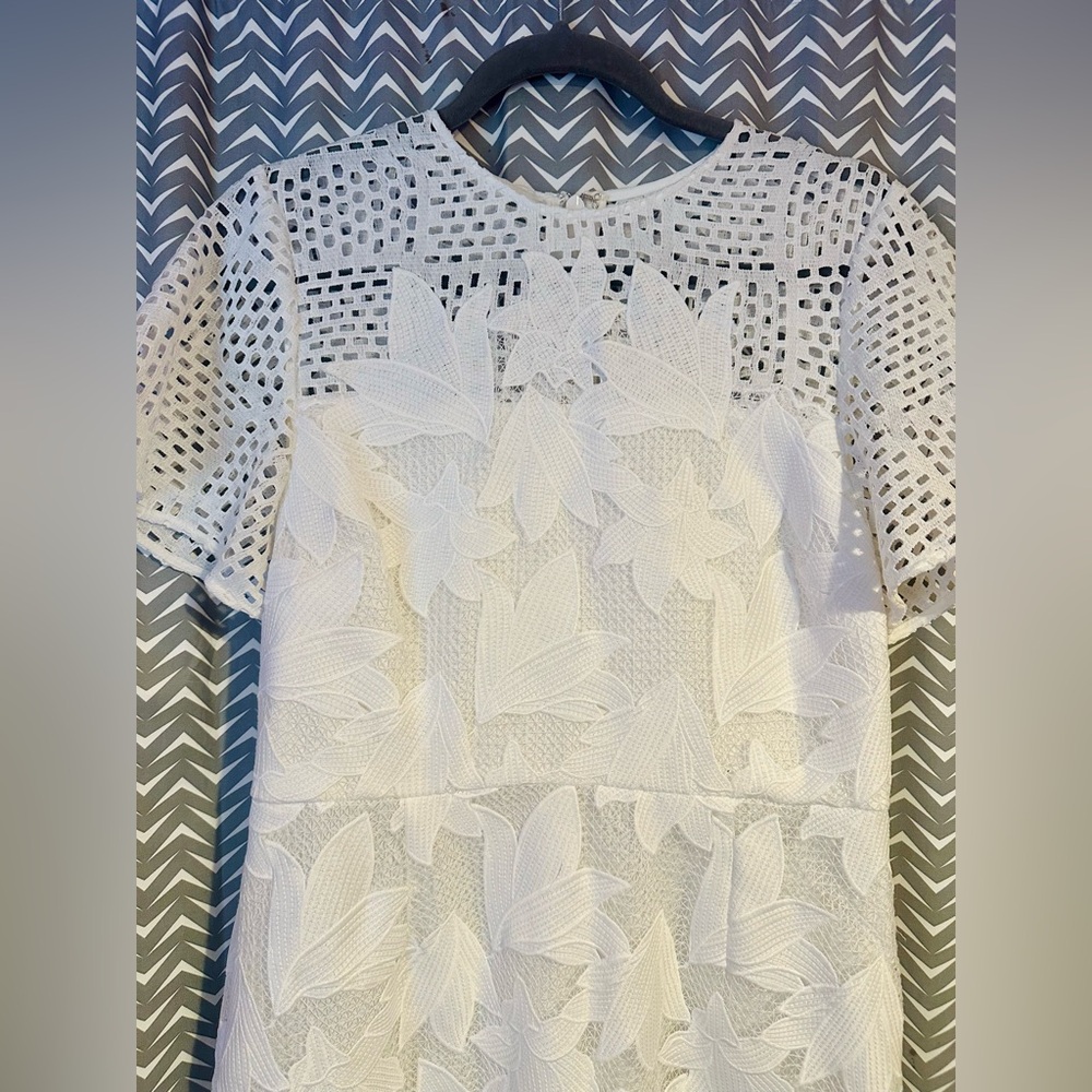 REISS | Damara Lace Mini Dress, US8 - Picture 5 of 10